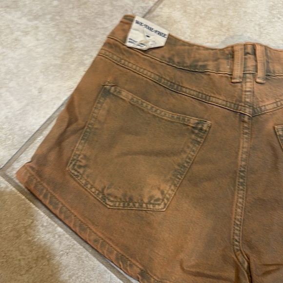 NEW! Free People We the Free Prince Street Denim Shorts 29 Skort - Picture 9 of 10